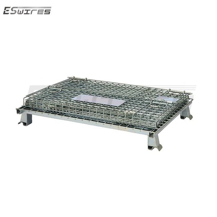 Collapsible Foldable Steel Mesh Container